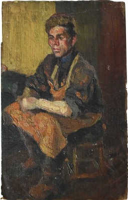 Шурпин Фёдор Саввич. Русская красавица (на оборотной стороне мужской портрет) 